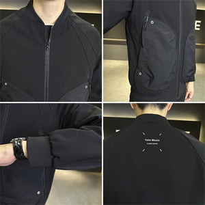 703-C15-P90 秋冬男士拼接立体大口袋 棒球领夹克衫外套加棉P105图片