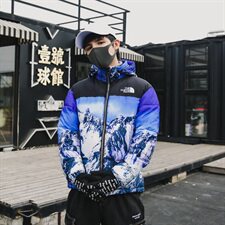 2020年冬季新款雪山潮流ins雪山保暖修身棉衣男DS-B293，男装棉衣，电商A306