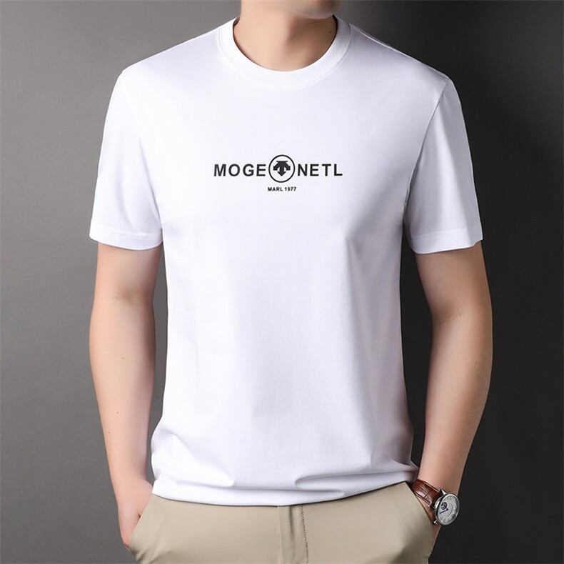 夏季新款中年短袖T恤男装圆领半袖上衣男士宽松衣服潮HPN1002-P63,男装T恤,星座1105-3