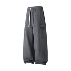 户外休闲宽松直筒秋季速干休闲裤K072立体锦纶(S-3XL)TP22，男装休闲裤，电商A088