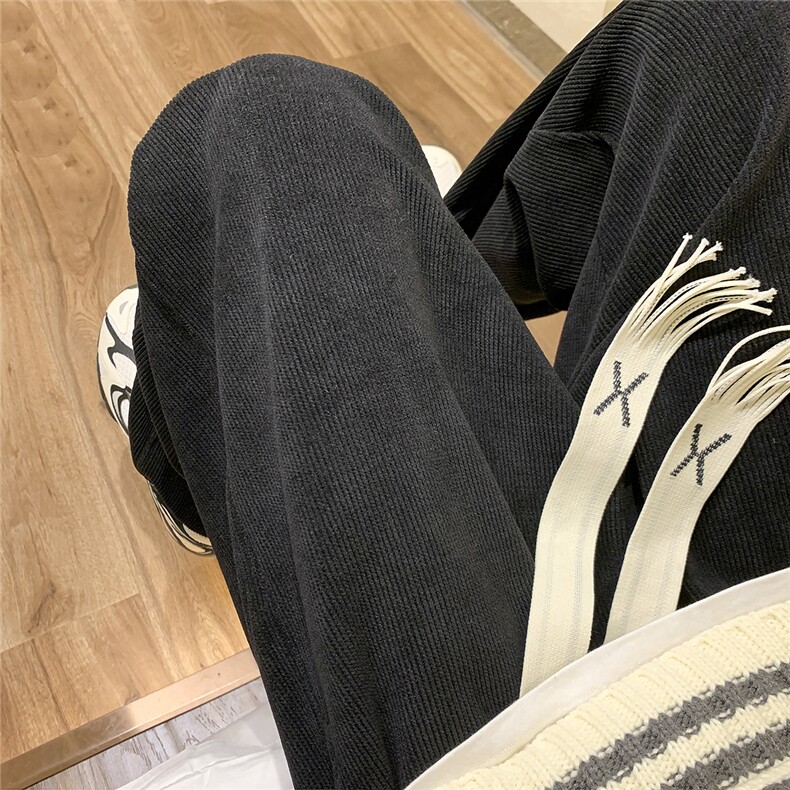 秋季新款休闲裤男束脚裤宽松D329-QM532-P50-控68,男装休闲裤,电商D329