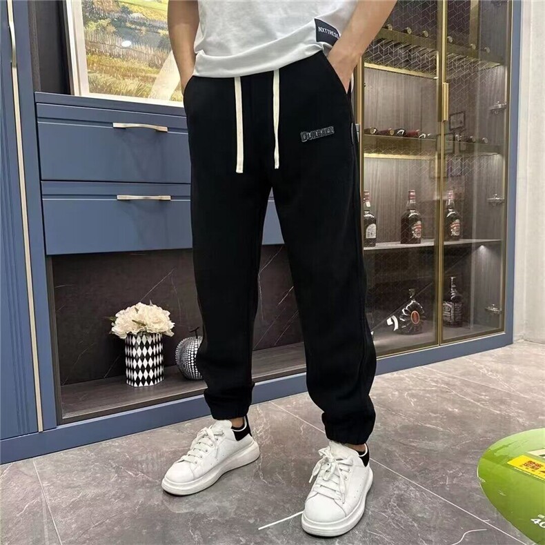 2024新款男秋冬新款束脚休闲裤时尚宽松百搭束脚运动长裤,男装休闲裤,星座506A