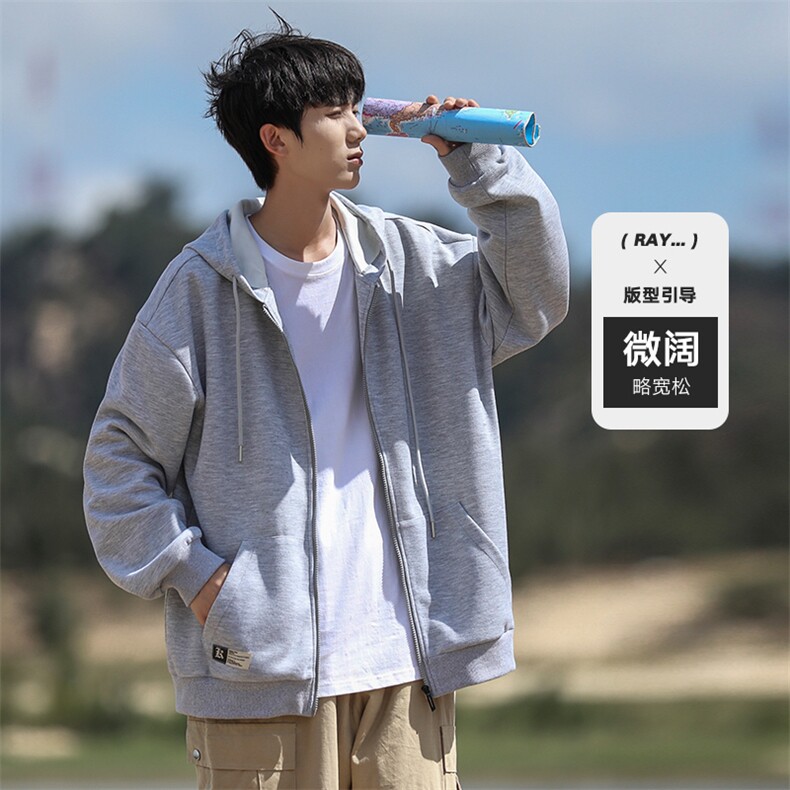 秋季新款男百搭连帽CITYBOY针织外套WT3412-P50控78,男装夹克,星座717