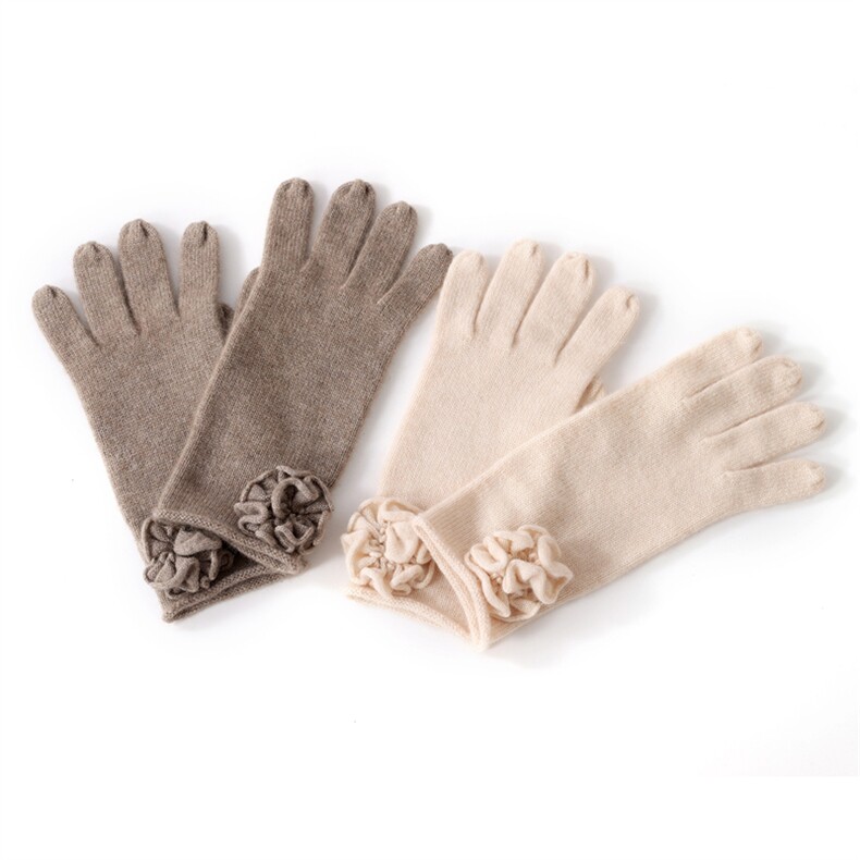 2025新款手套钩花手套柔软，手套，臻歆羊绒