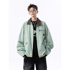 706-GZ03-P60特P大量现货春季港风男士撞色拼接翻领夹克外套，男装夹克，星座706