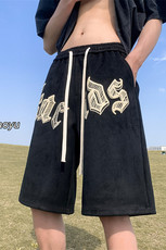 XZ616夏季新款麂皮绒发泡短裤休闲裤TY849P45控55，男装牛仔裤，星座512A（原616）