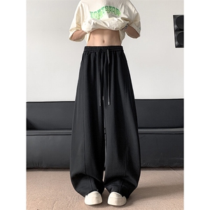 2025新款重磅弯刀卫裤运动长裤宽松高街青年潮现货K8417-P33图片