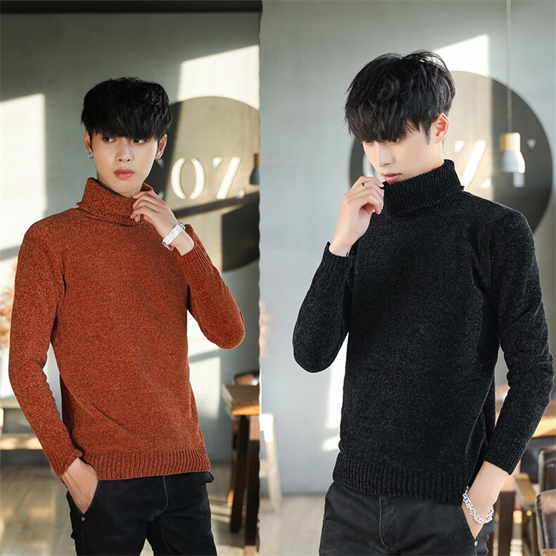 男装加厚毛衣冬季新款男士毛衣针织衫男高领毛衣 W16图片
