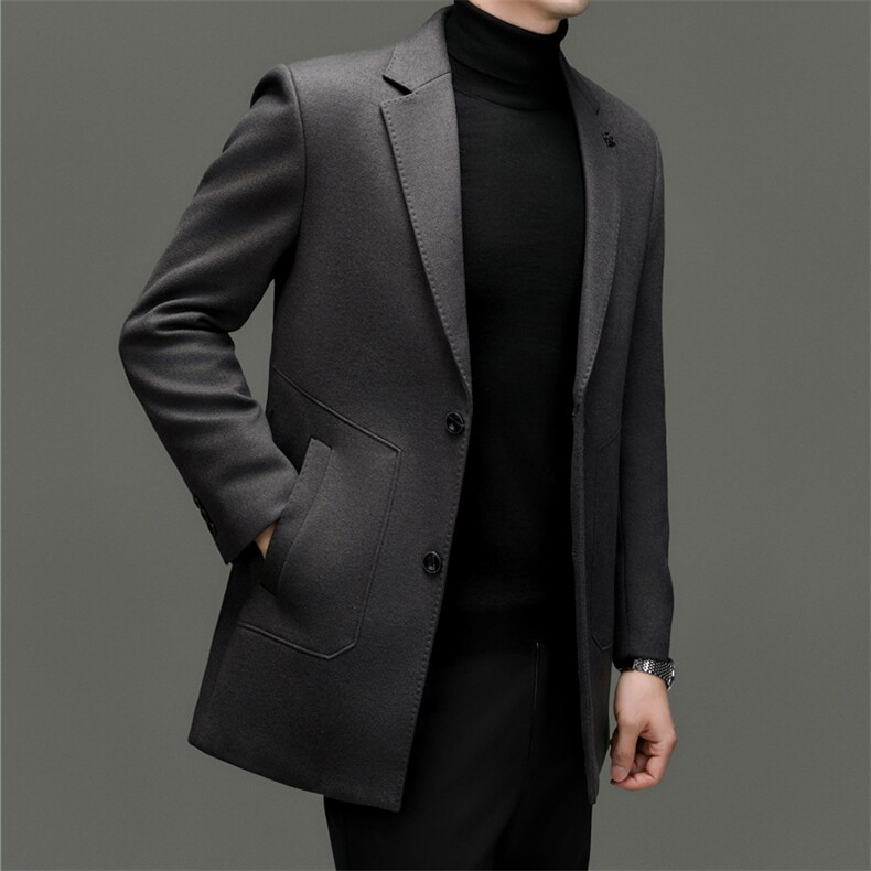 M85315-80钱塘2020-3时尚新款冬季休闲百搭中年男士夹克外套P320,男装毛呢大衣,钱塘207-3