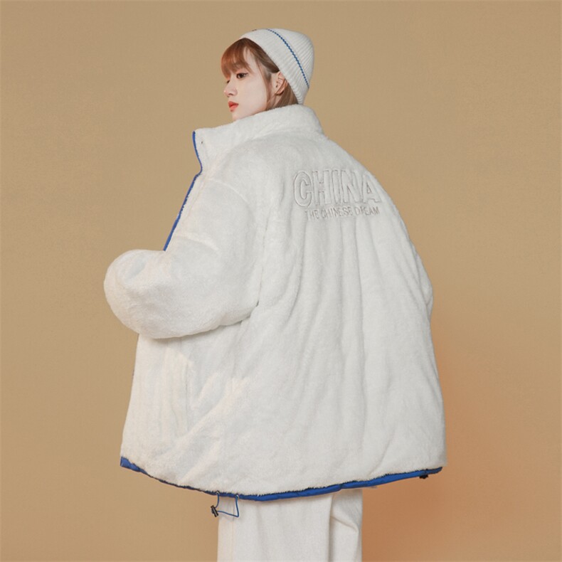 中性双面穿2022棉衣女棉服宽松棉袄面包服情侣冬装3321-P100控148,男装棉衣,星座207
