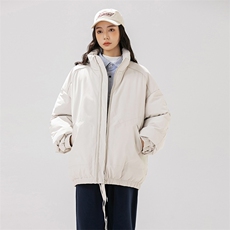 现货冬季美式休闲加厚雪山外套夹克立领纯色三防户外工装棉服，男装夹克，电商A486
