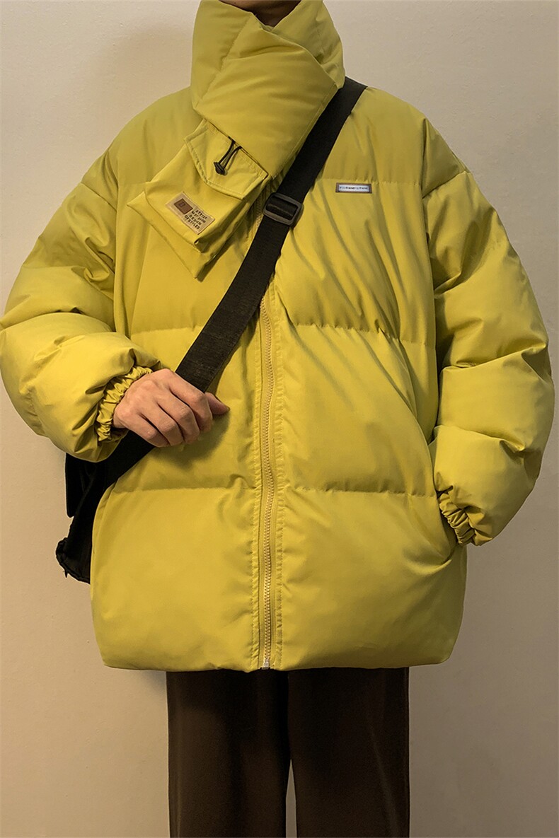 港风可拆卸围脖百搭棉衣男棉服男抖音外套男8737P120控158,男装棉衣,星座226-1
