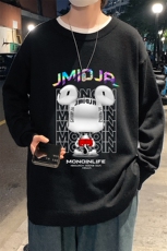 M67214-P45加绒款-P65圆领毛衣男大码针织衫男毛线衣线衫，男装针织衫/毛衣，电商A040