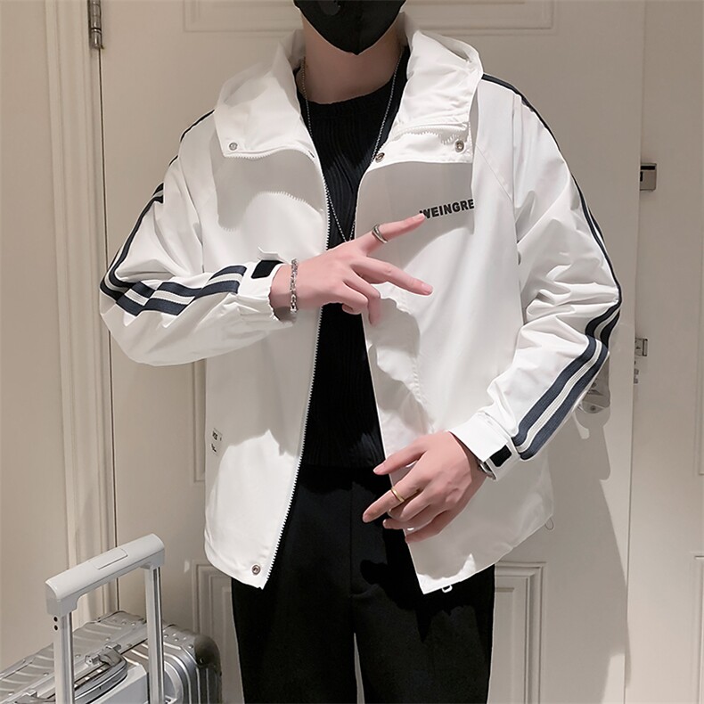 2025新款春季外套男连帽潮牌男装夹克上衣A313-1-910-P110,男装夹克,电商A313-1