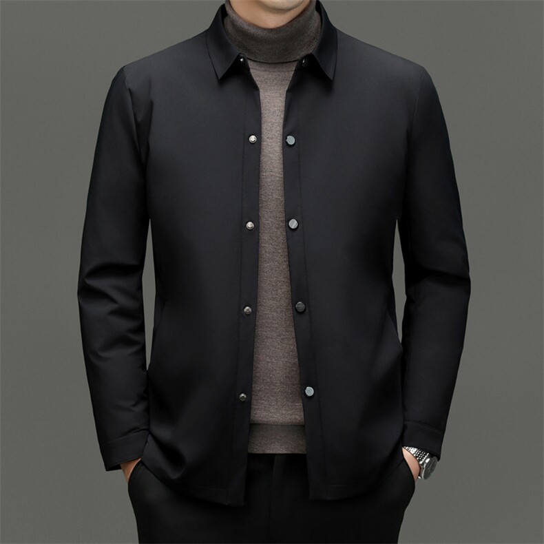 BN23602钱塘2020-2冬季时尚休闲厚款中年男士90鹅绒羽绒服P210图片