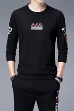 秋季新款休闲套装男士潮牌宽松运动服春秋款圆领卫衣男装一套，男装休闲套装，电商B212（原钱塘6029）