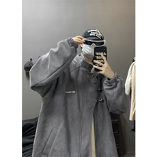 重磅！麂皮绒复合夹克飞机扣外套CP43-特P60控价：108，男装夹克，电商B371