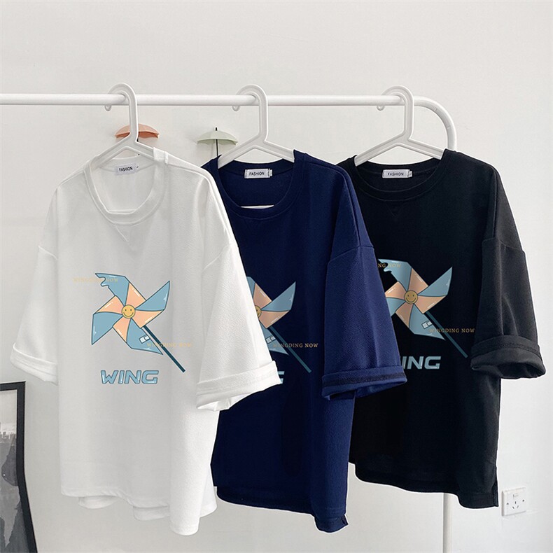Q11112-P30春夏季七分袖t恤男大码五分袖男短袖中袖小清新,男装T恤,电商A040