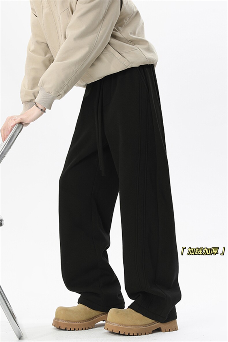 2025冬季新款无影墙奥粒绒加绒华棉弯刀裤M-5XLHK251048-特P45,男装卫衣,电商A022