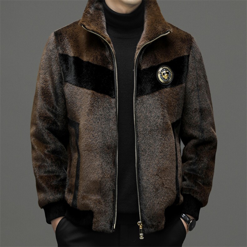 CSJDR22026钱塘2020-2冬季厚款时尚休闲百搭中年男士夹克P348，男装夹克，钱塘207-2