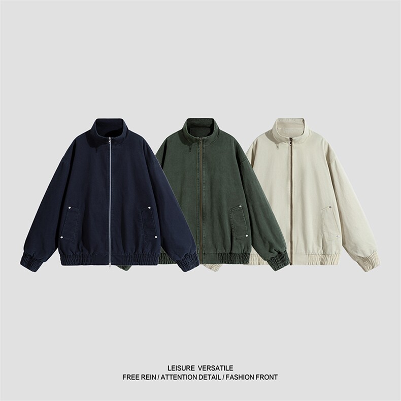 水洗牛仔设计感重磅简约经典高级休闲百搭潮夹克外套JK1376-P98,男装工装外套,星座1103-3