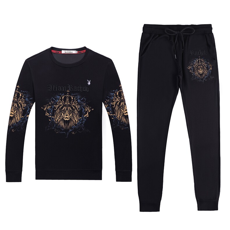 男士套装秋季2024新款潮牌运动卫衣卫裤秋装搭配一整套，男装休闲套装，电商B212（原钱塘6029）