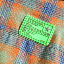 2021秋季新日系砖墙挂拍大码男工装休闲格子衬衫C3050-P45，男装衬衫，电商A001