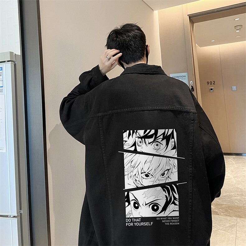 牛仔夹克男大码牛仔外套男茄克NJ77176-P60加绒款-P75,男装夹克,电商A040