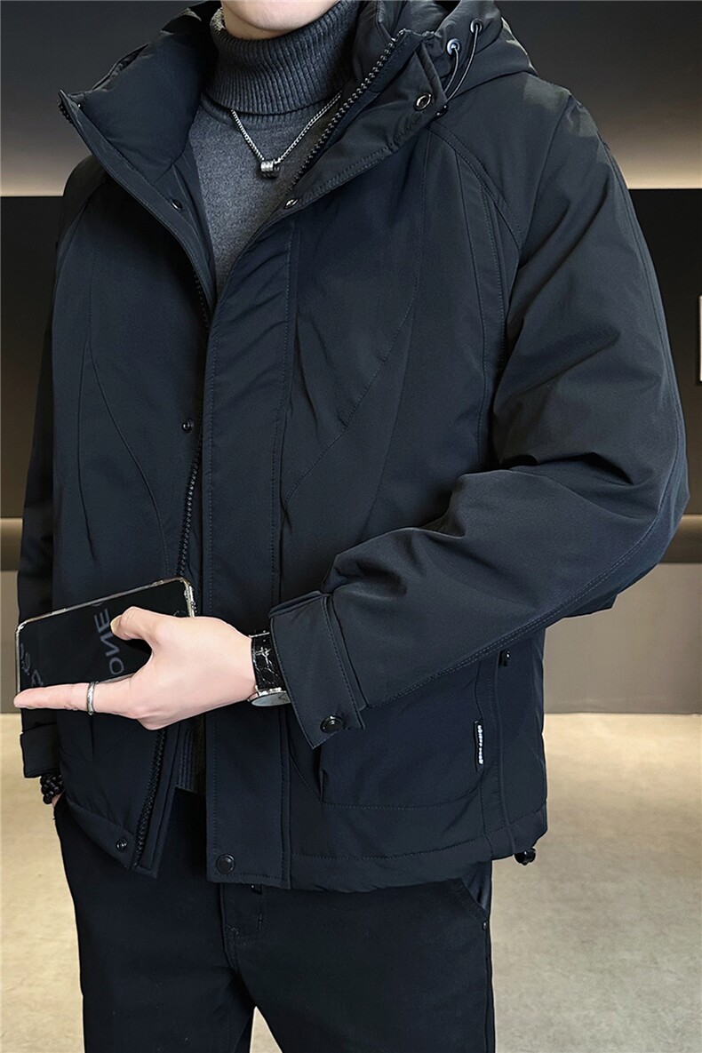 标50绒男士羽绒服冬季2025新款连帽工装外套A313-9912-P215,男装羽绒服,电商A313