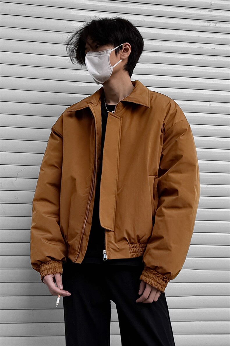冬季新款2024飞行员夹克加厚棉衣美式短款翻领棉服外套S375-特P88,男装夹克,电商A233-1