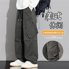 美式大码男士工装休闲裤K255-P50控99大码元，男装工装外套，星座209