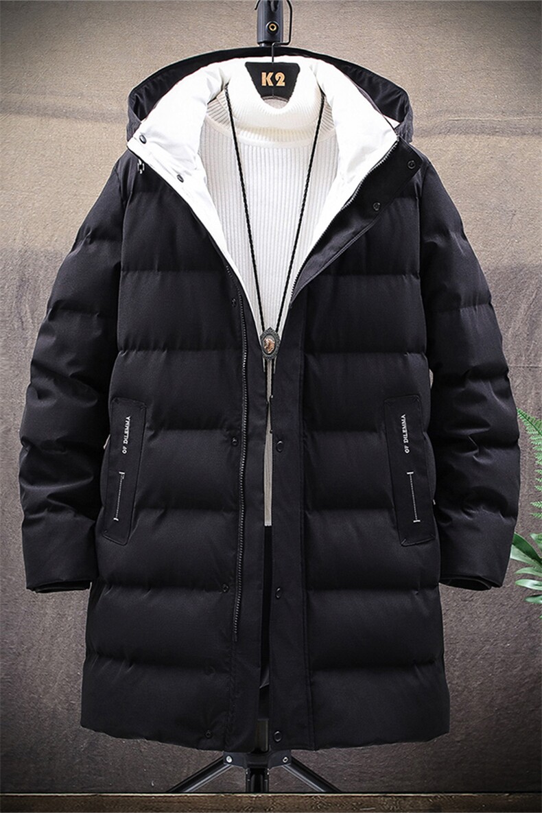 男士加厚2020冬季装新款棉衣棉服袄子中长款外套潮流DS612T,男装棉衣,电商A102