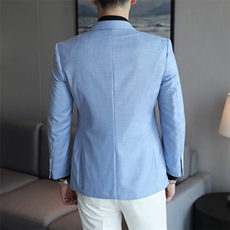 2025春季大货S-5XL男士休闲西装单西外套上衣DX6113P165，男装西服套装，电商D216