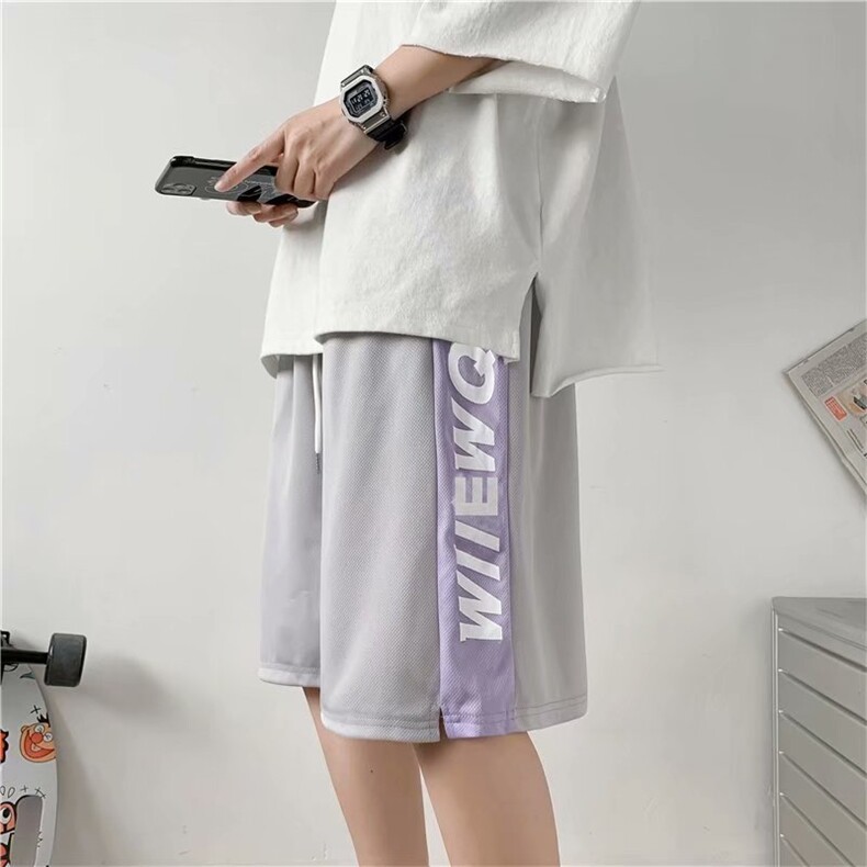 潮牌ins运动新品五分短裤男夏季潮流宽松直筒休闲裤 K298-P22图片