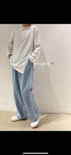 【现货】前后不规则开叉设计高级感十足百搭款，女装，米轨