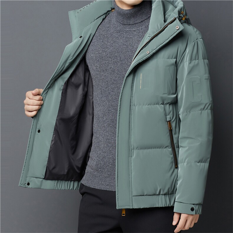 2023冬季新款羽绒服男短款外套中年爸爸装加厚连帽MYYL-0018-P230,男装羽绒服,电商B212（原钱塘6029）