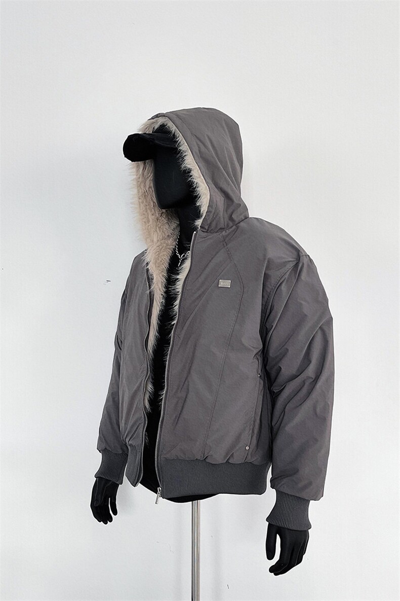 【有货】毛领连帽棉服夹棉棉袄外套MY9089特P114,男装棉衣,星座908-1