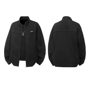 得物品质夹克外套男秋款立领开衫上衣男款休闲运风衣J1045P90