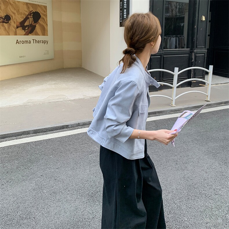 【】有买家秀鹿皮绒外套2C301-8618-P145-K218,女装短外套,2C301