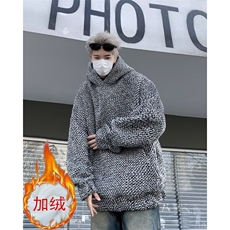 【有货】DA28-P58新款潮流小香风连帽卫衣男2025秋冬重磅粗花呢潮，男装卫衣，星座603-2