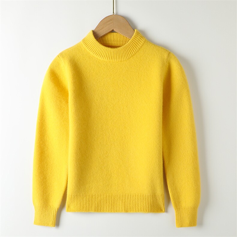 秋冬时尚百搭通勤简约休闲儿童羊绒衫，童装儿童羊绒衫，亚东羊绒制品