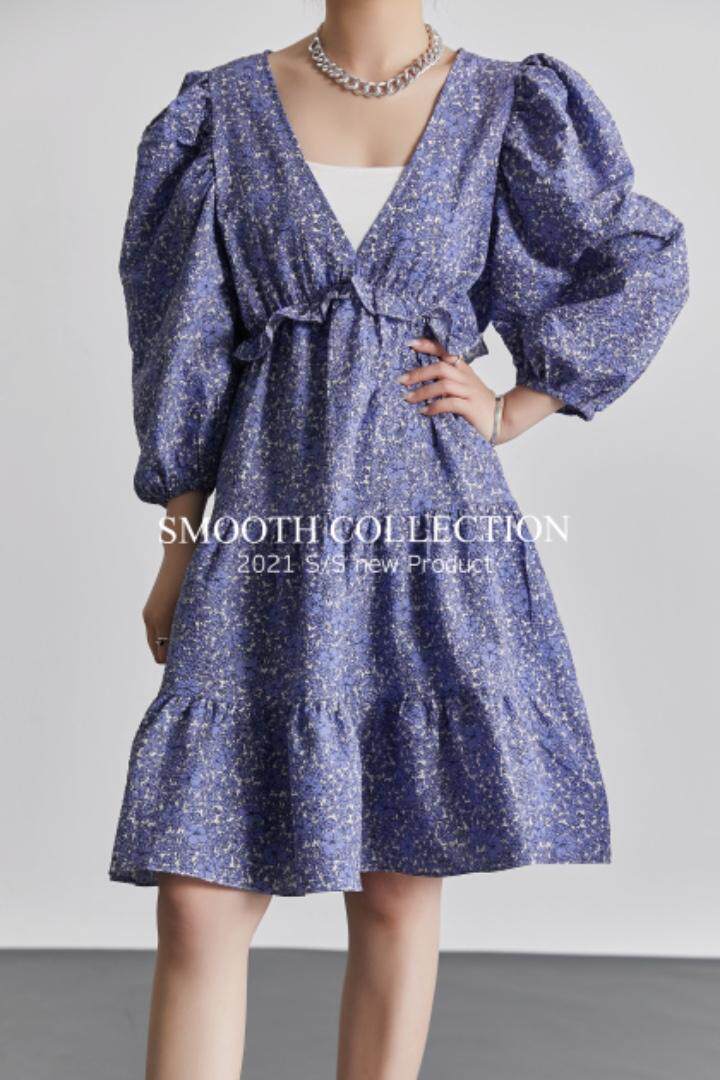 碎花连衣裙，女装连衣裙，SMOOTH
