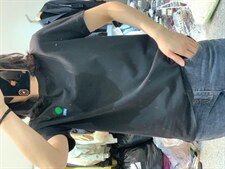 新款韩版时尚宽松刺绣卡通休闲短袖T恤，女装T恤，L·H·X