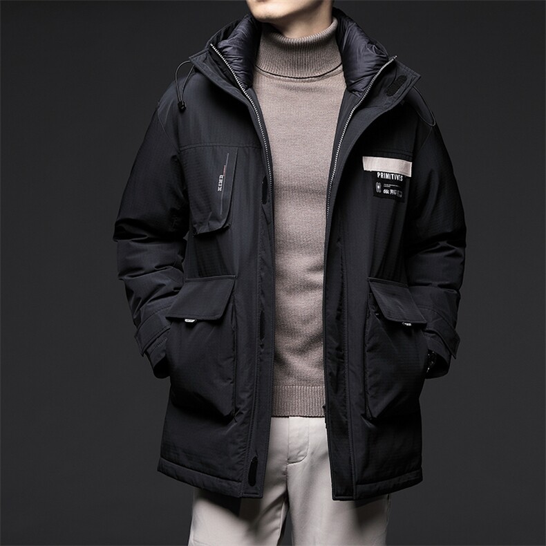 CD8223钱塘2020-2秋冬新款男士潮流时尚面包服连帽羽绒服外套P258,男装羽绒服,钱塘207-2