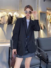 欧美风现货西装外套，女装西装，艾涵o