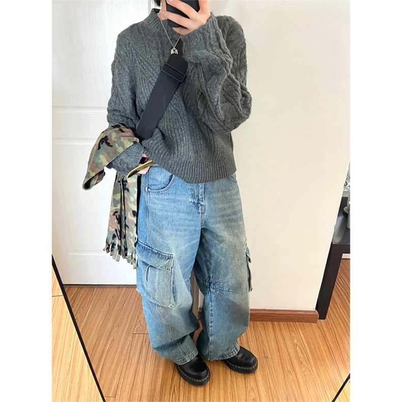 有货~日系慵懒风毛衣男ins复古麻花针织衫外套MY568-特P53,男装针织衫/毛衣,星座1004-3