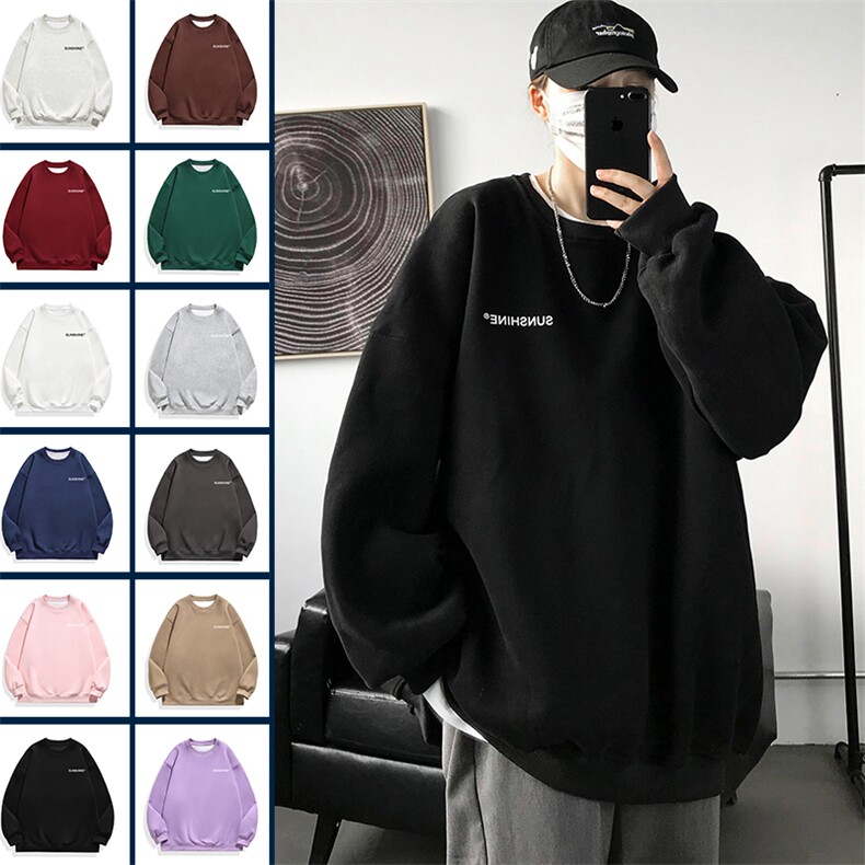 重磅360克大码圆领卫衣 M-5XL 12色选 支持定制 抖音品质图片