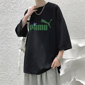 Q11227-P30 春夏季七分袖t恤男大码五分袖男短袖中袖 大皂风图片