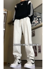 2026春款华棉运动裤束脚卫裤M-4XLK823-1特P43控68，男装休闲裤，电商A309