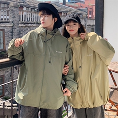 冬季加绒加厚连帽棉衣保暖百搭棉服外套宽松冲锋衣男装JK2800P95，男装夹克，电商A086